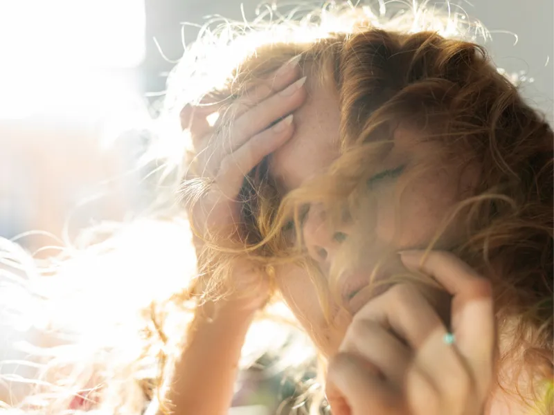 What is light sensitivity (photophobia) in simple words