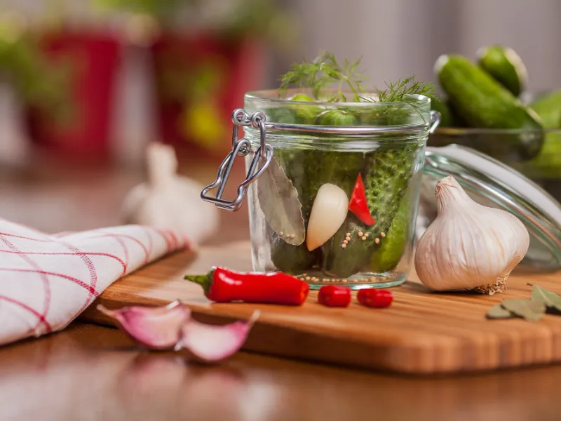 Homemade pickle